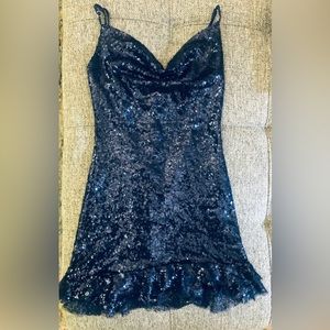 Homecoming dress-Lucy in the Sky Navy Dress XS